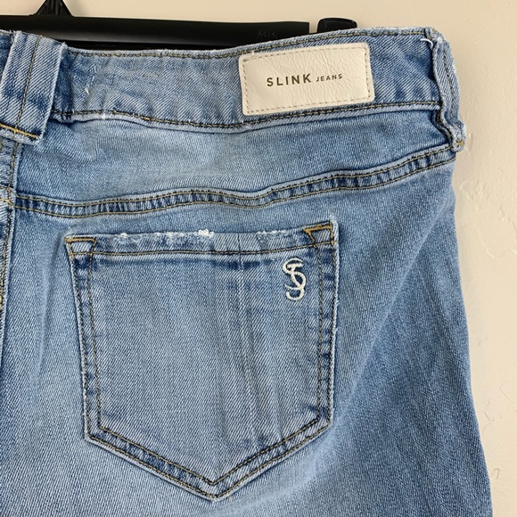 Slink Jeans Women Curvy Size 14 Light Wash Denim Curve Hugging Technology - Picture 4 of 7